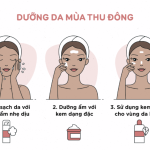 Da nổi mụn trứng cá khi trời lạnh, cách chăm sóc da mùa thu đông