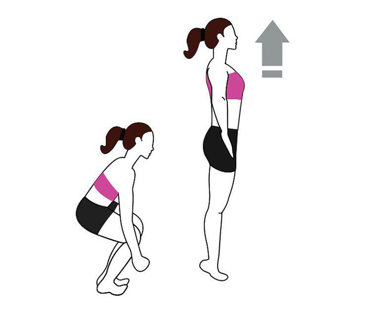 Bài tập Jumps Squat đốt cháy mỡ thừa toàn thân cực nhanh